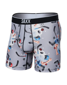 Saxx Underwear Volt Breathable Mesh Men's Boxer Briefs - Time Out Grey