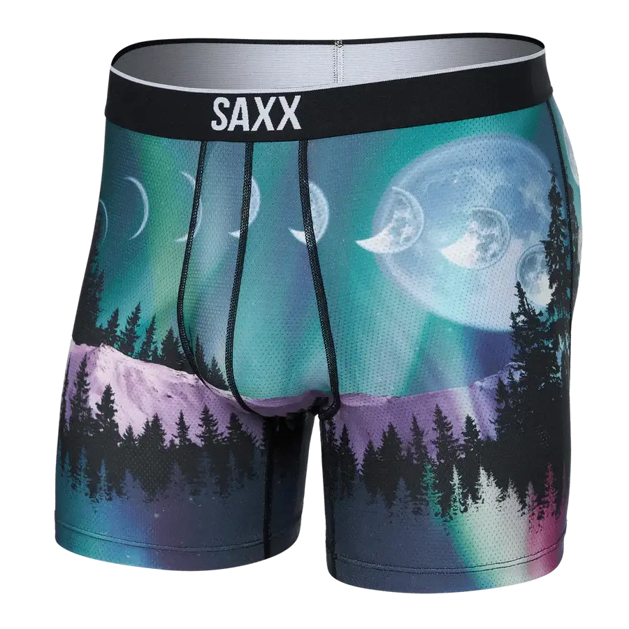 Saxx Underwear Volt Breathable Mesh Boxer Briefs - Yukon And Beyond-Multi