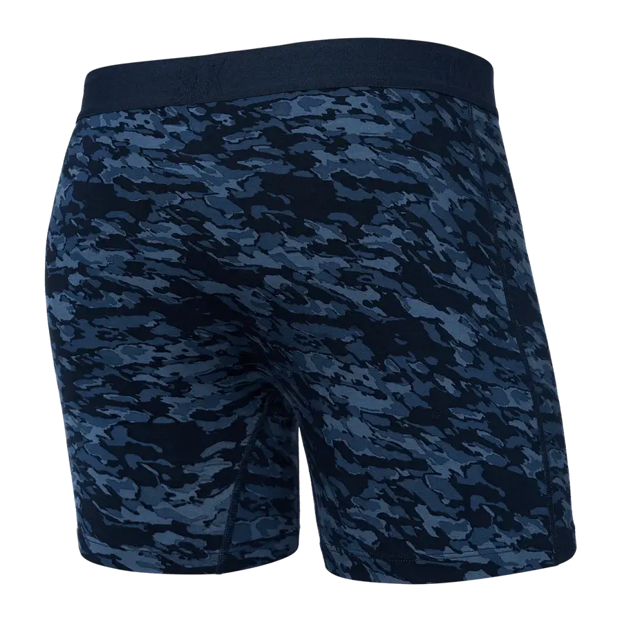 Saxx Ultra Super Soft 1 Pack Boxer Briefs - Basin Camo Navy