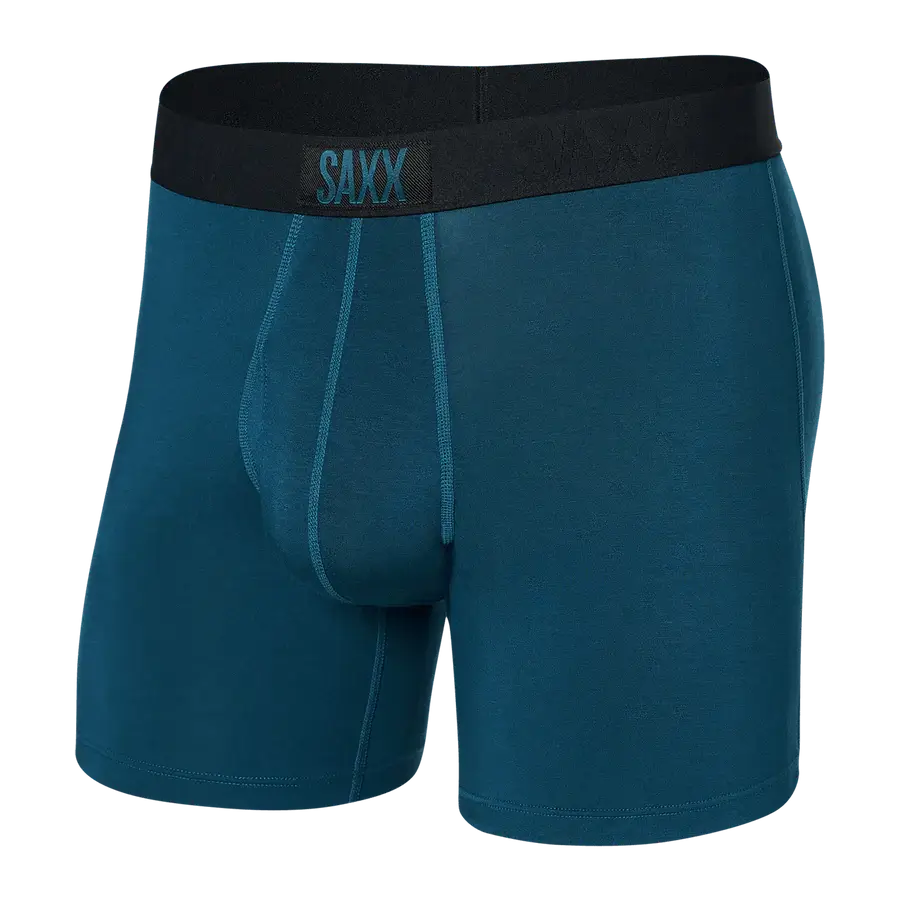 Saxx Ultra Super Soft 1 Pack Boxer Briefs - Deep Ocean Navy