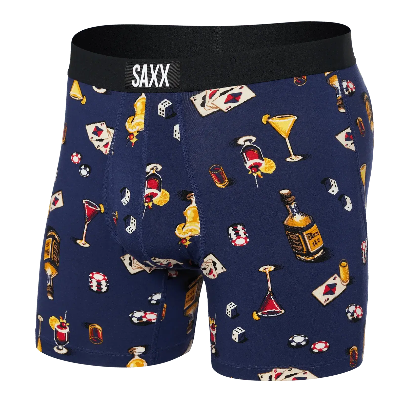 Saxx Ultra Super Soft Comfort Blend Boxer Briefs - Vice Squad - Astro Blue