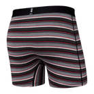 Saxx DROPTEMP™ Cooling Cotton 1 Pack Boxer Briefs - College Stripe Grey