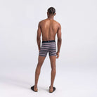 Saxx DROPTEMP™ Cooling Cotton 1 Pack Boxer Briefs - College Stripe Grey