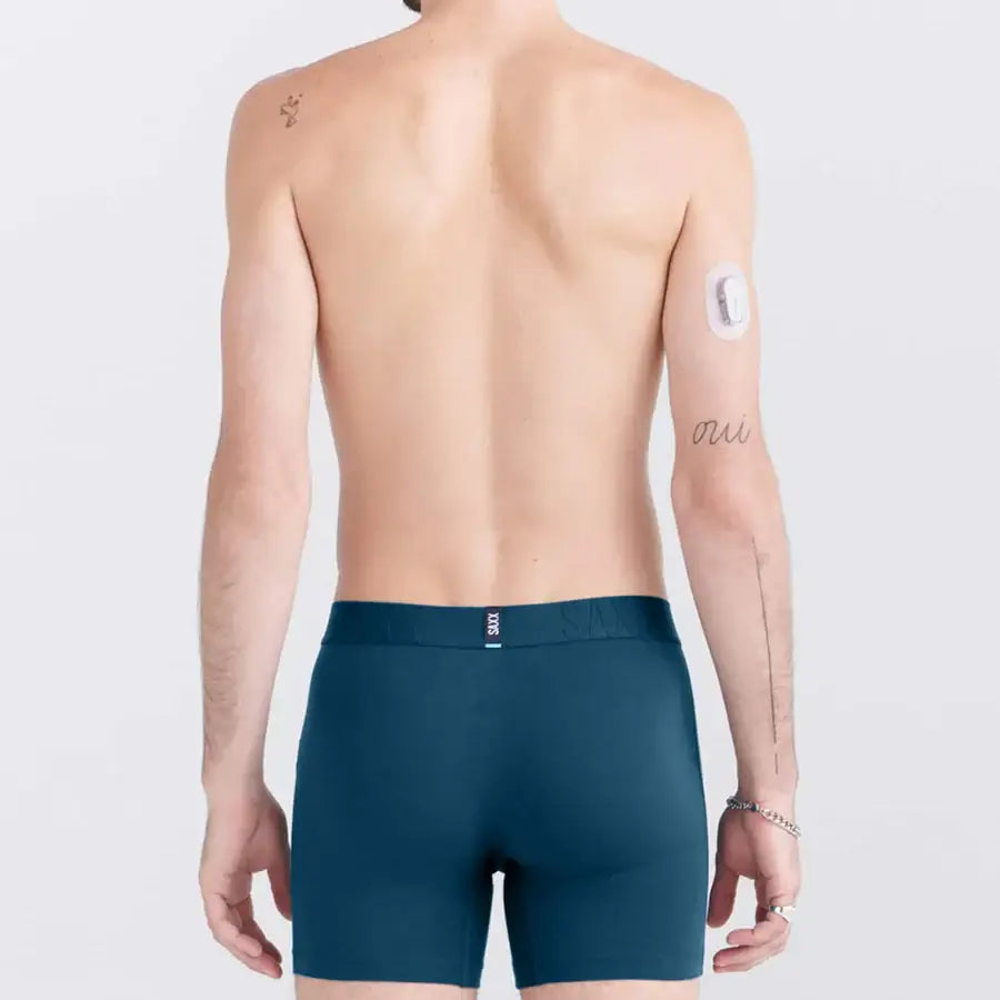 Saxx DropTemp® Cooling Cotton Boxer Brief 5" - Deep Ocean