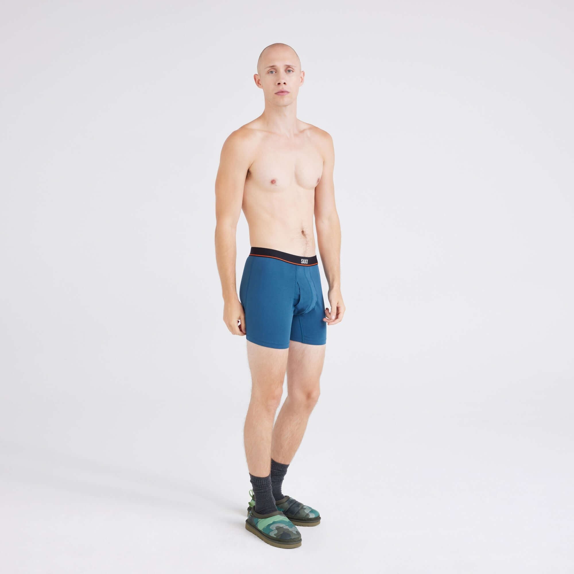 Saxx Non-Stop Stretch Cotton Boxer Briefs with BallPark Pouch® – Hurricane