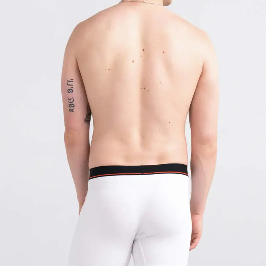 Saxx Non Stop Stretch Cotton 3 Pack Boxer Briefs - White