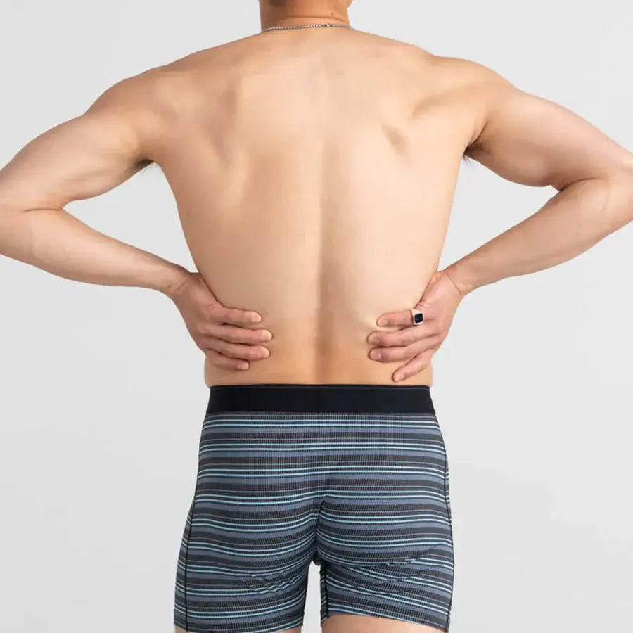 Saxx Quest QDM Boxer Brief Fly 2 Pack - Sunrise Stripe / Black