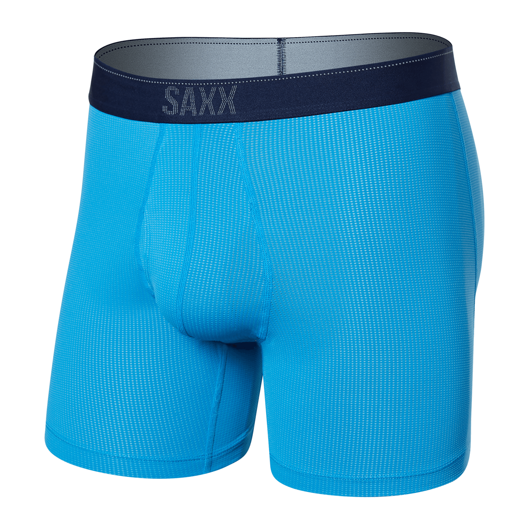 Saxx Quest QDM Boxer Brief Fly - Tropical Blue