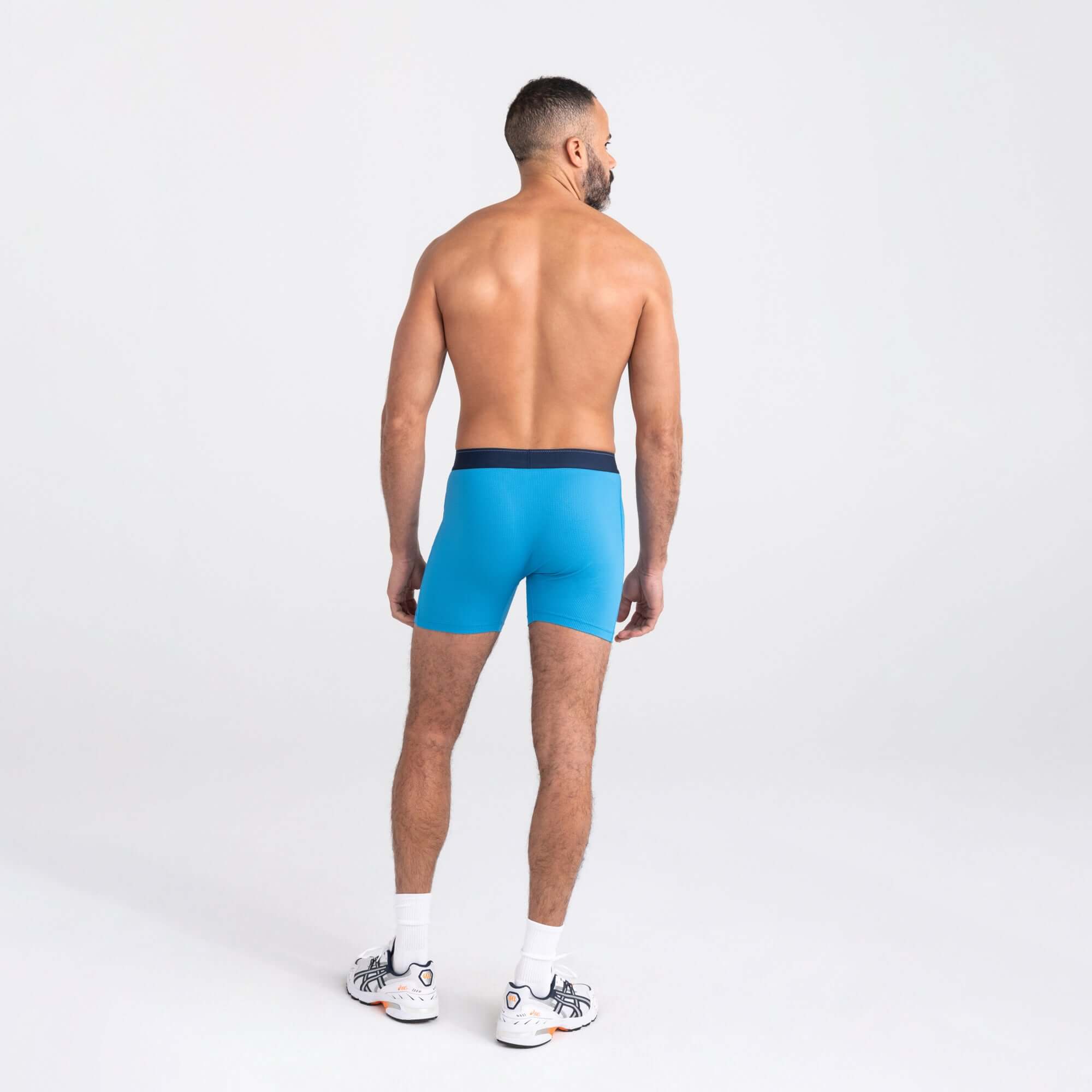 Saxx Quest QDM Boxer Brief Fly - Tropical Blue