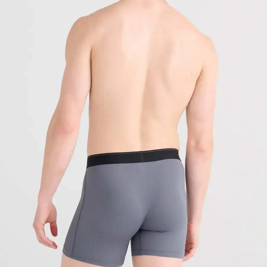 Saxx Underwear Quest Quick-Dry Mesh Performance Boxer Brief 5" - Turbulence