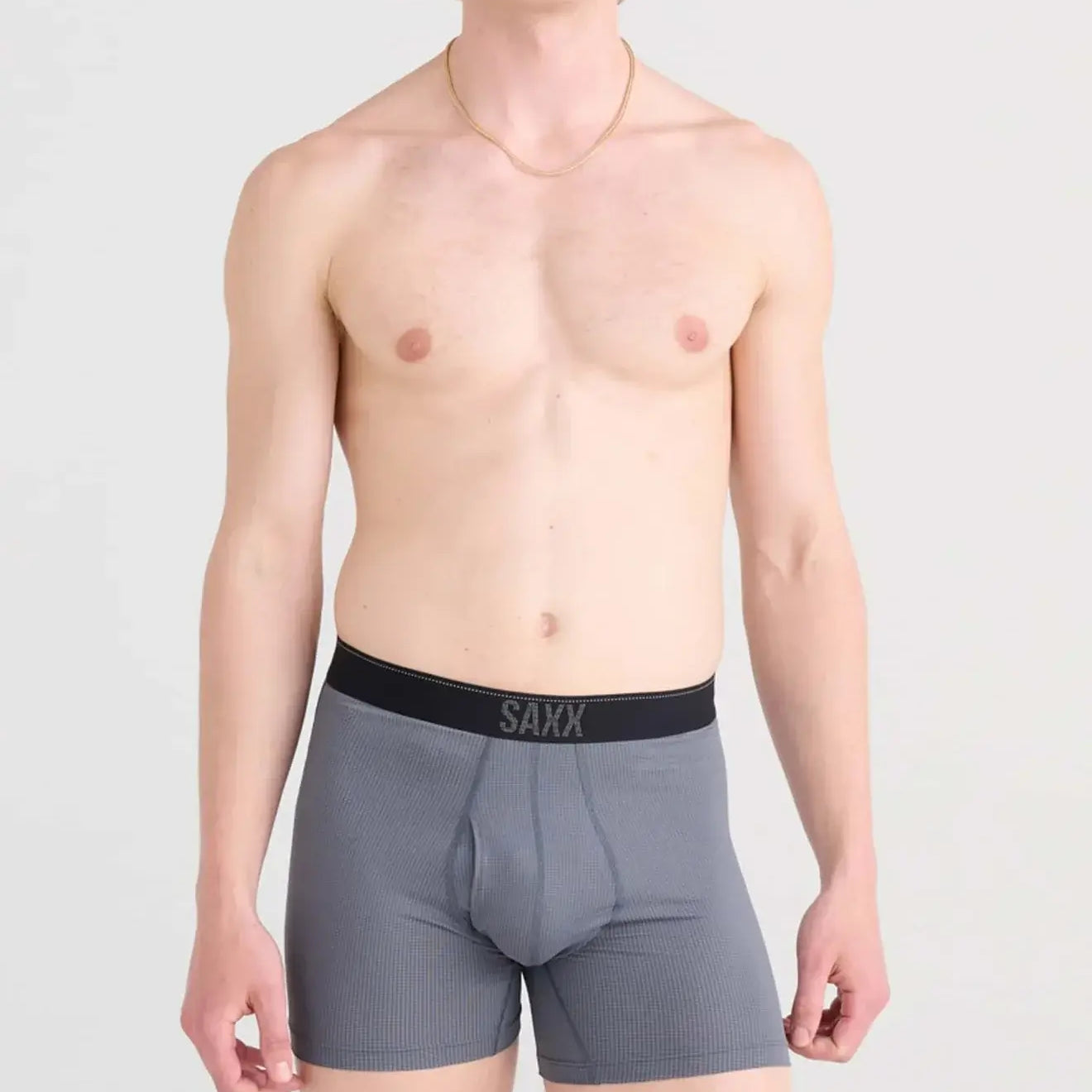 Saxx Underwear Quest Quick-Dry Mesh Performance Boxer Brief 5" - Turbulence