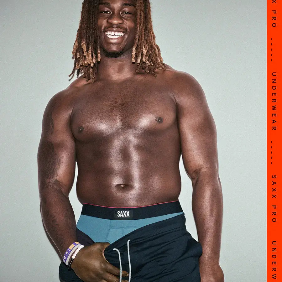 Saxx Multi-Sport Performance Mesh Boxer Brief 6" - Hydro Blue