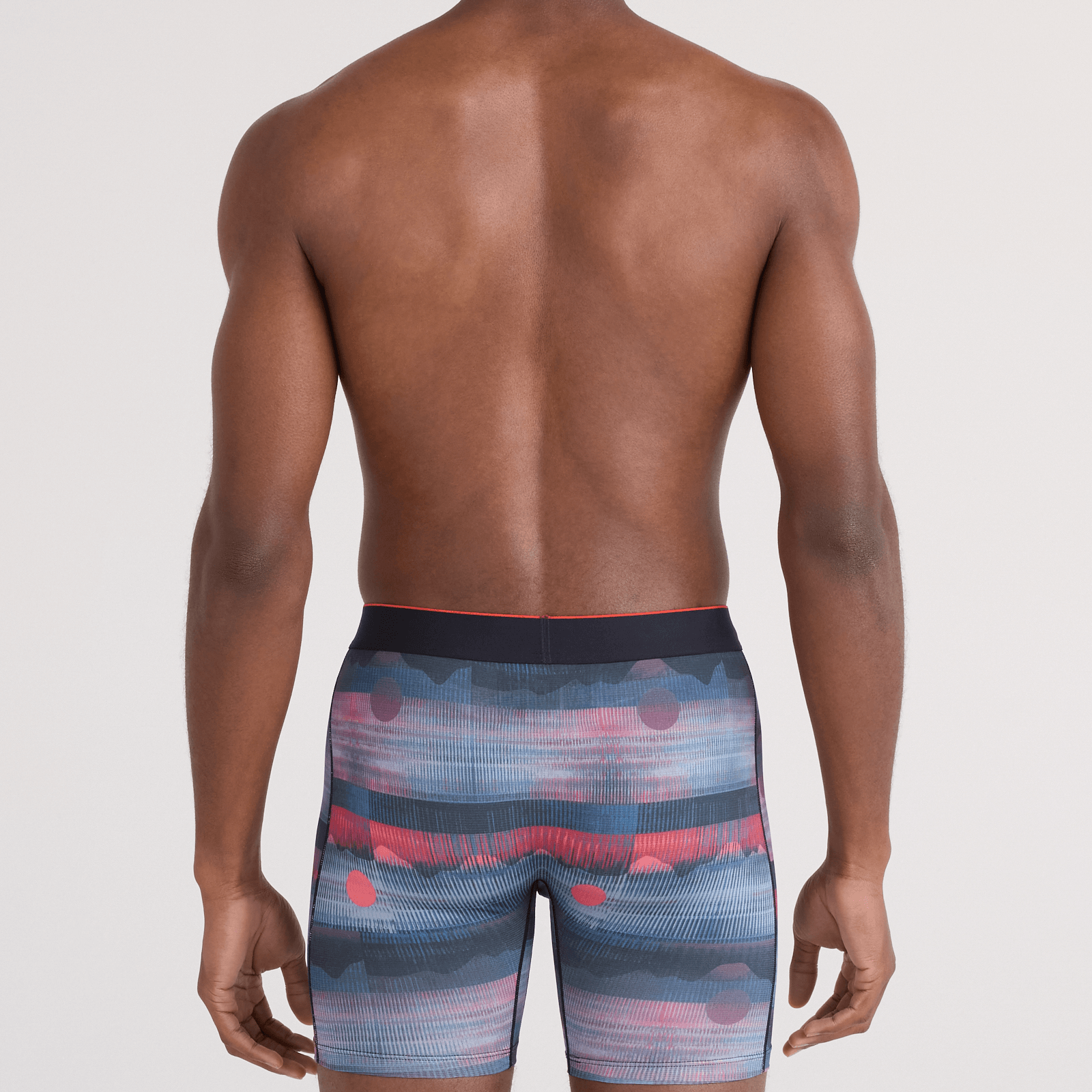 Saxx Multi-Sport Performance Mesh Boxer Brief 6" - Mystery Peaks