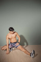 Saxx Multi-Sport Performance Mesh Boxer Brief 6" - Mystery Peaks