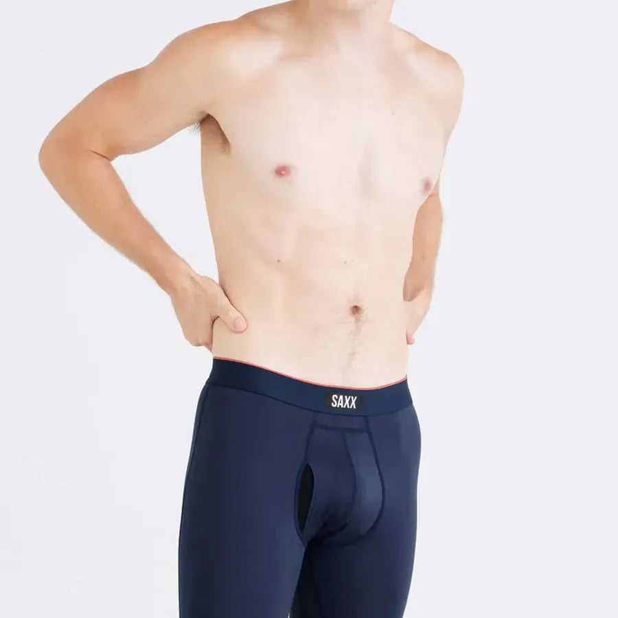 Saxx Multi-Sport Performance Mesh Boxer Brief 6" - Navy