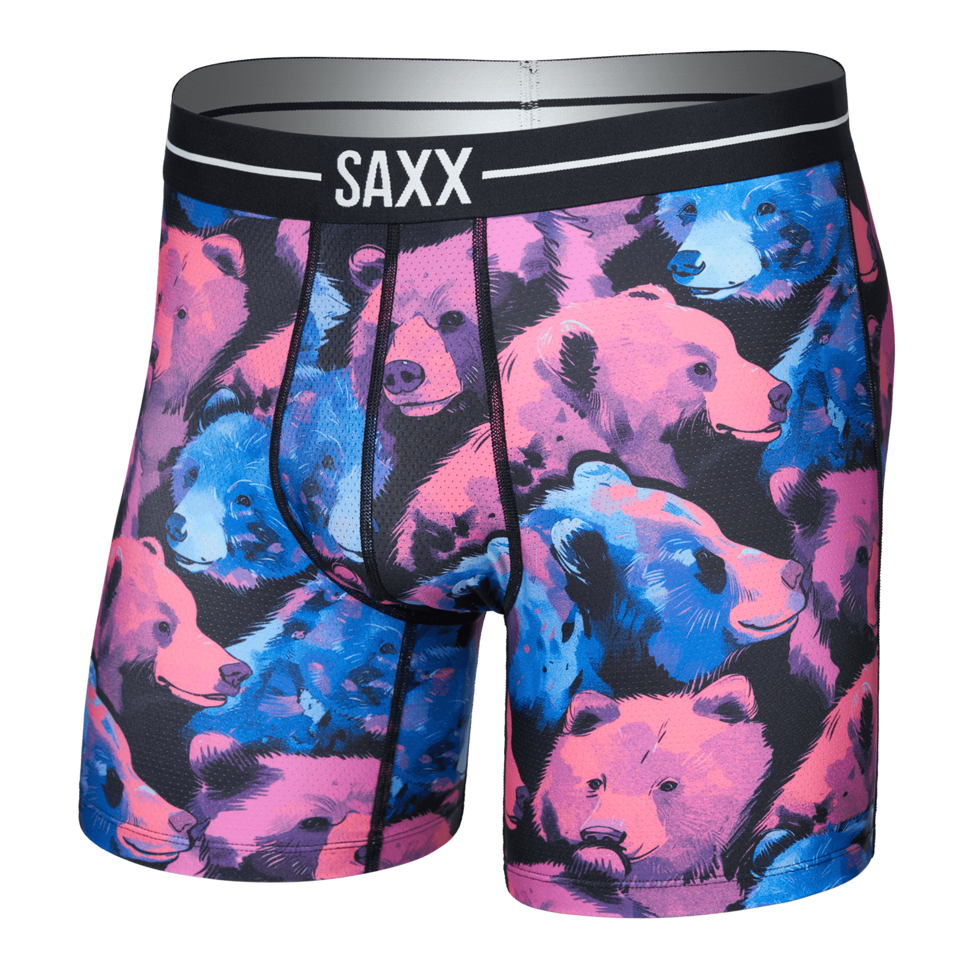 Saxx Underwear Volt Breathable Mesh Boxer Brief 6" - Beartastic-Multi