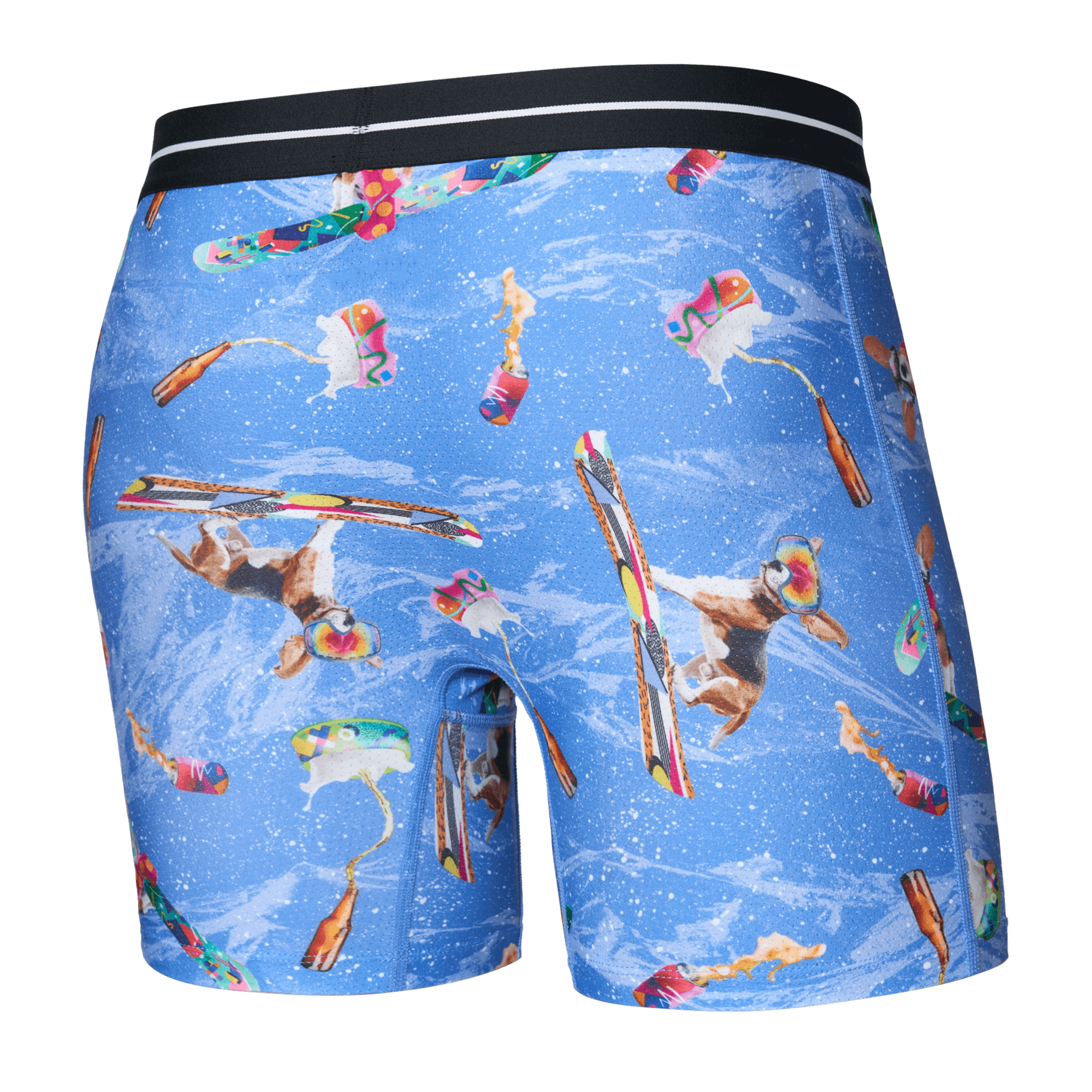 Saxx Underwear Volt Breathable Mesh Boxer Brief 6" - Haute Doggers, Sail Blue