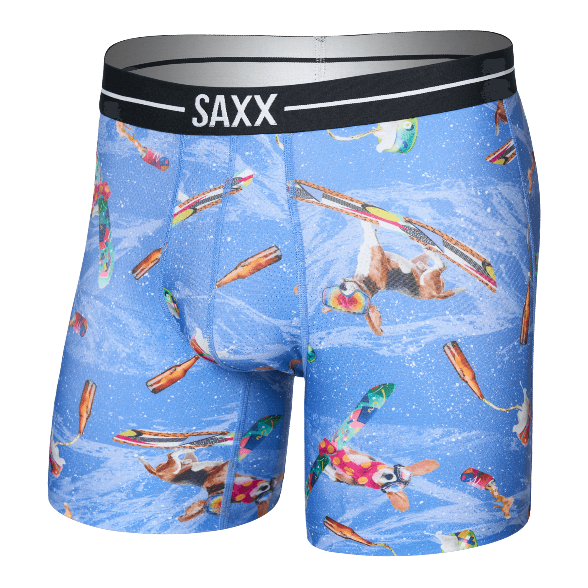 Saxx Underwear Volt Breathable Mesh Boxer Brief 6" - Haute Doggers, Sail Blue