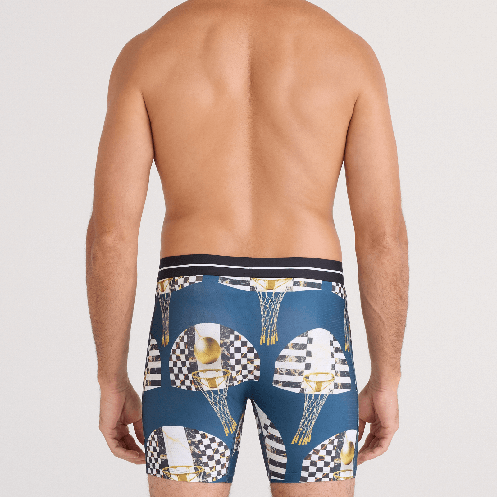 Saxx Underwear Volt Breathable Mesh Boxer Brief 6" - Off the Chain Rich Teal
