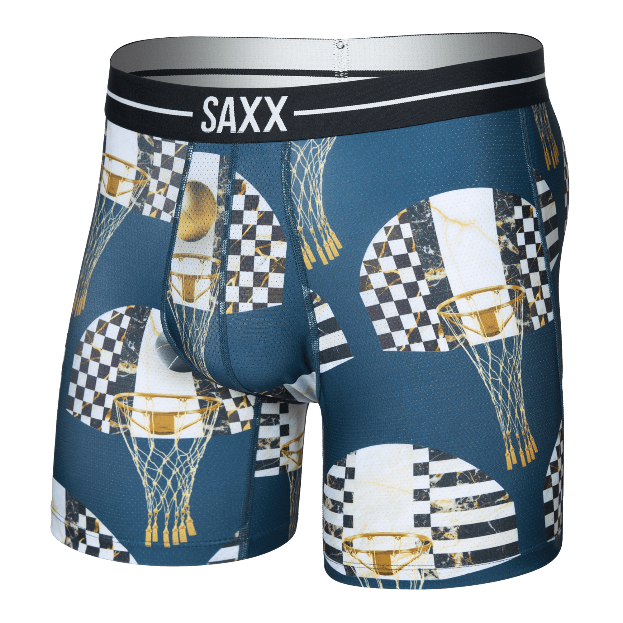 Saxx Underwear Volt Breathable Mesh Boxer Brief 6" - Off the Chain Rich Teal