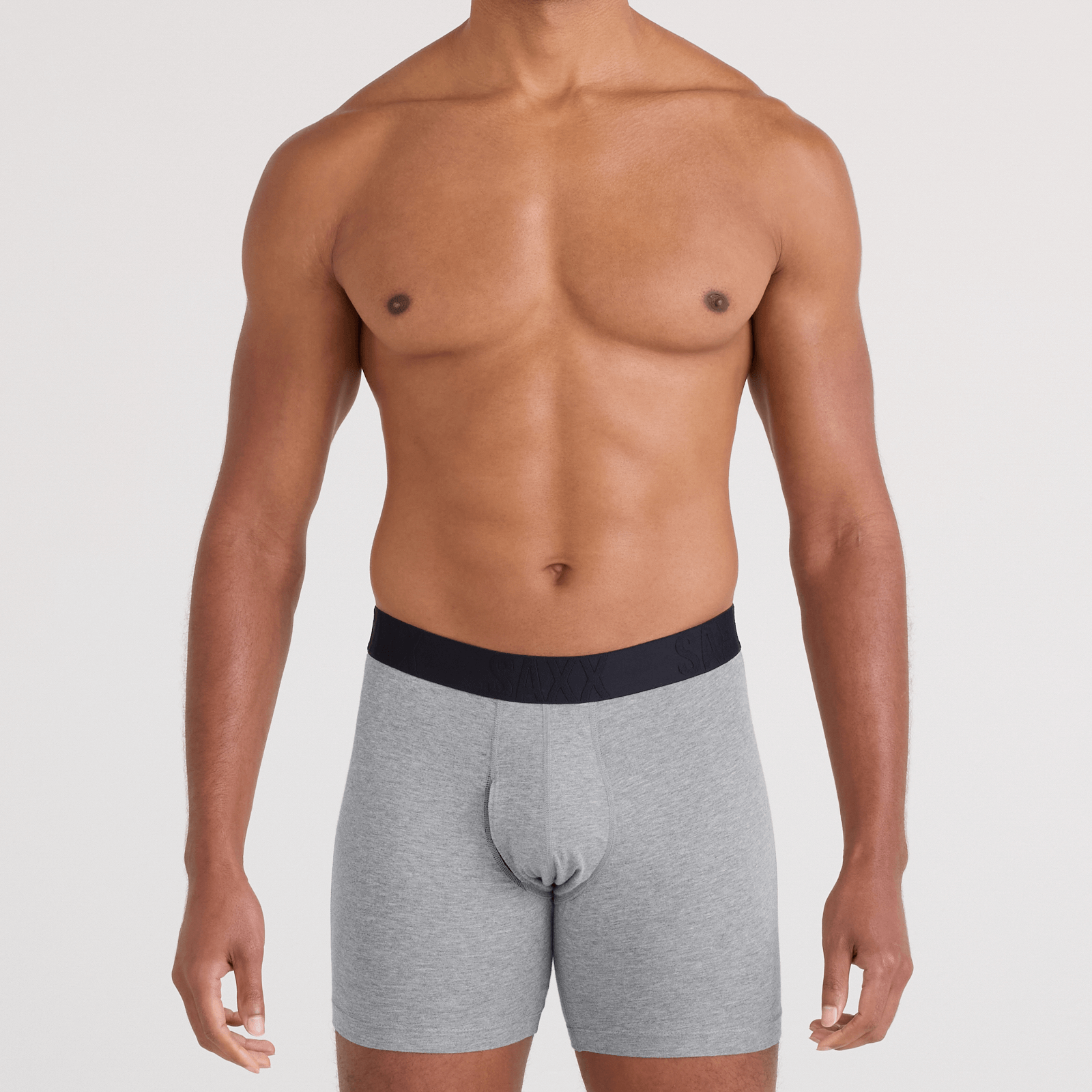 SAXX DropTemp™ Cooling Cotton Boxer Briefs 3-Pack – Grey/Dark Ink/Black