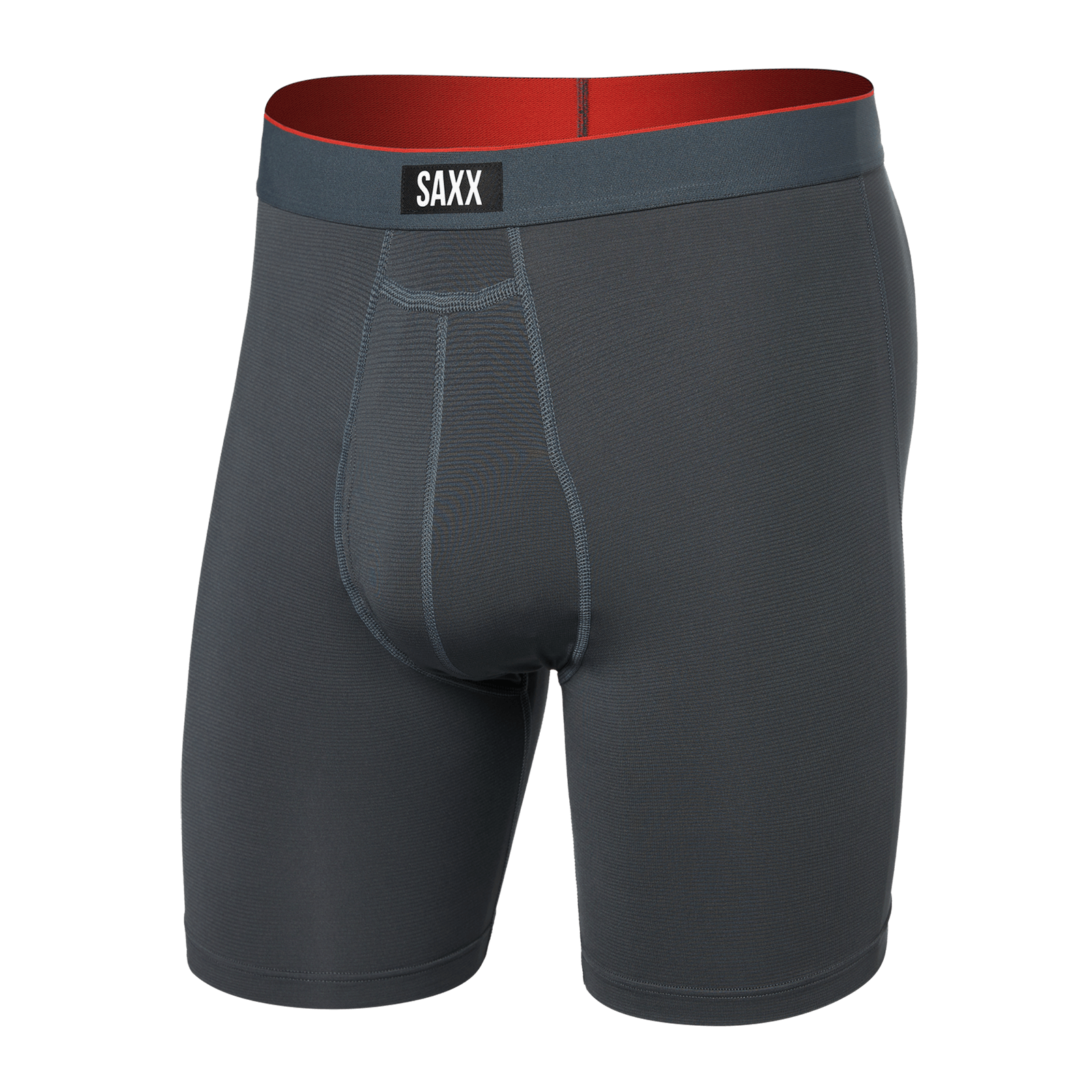 Saxx Multi-Sport Mesh Performance Long Boxer Brief 8" - Turbulence