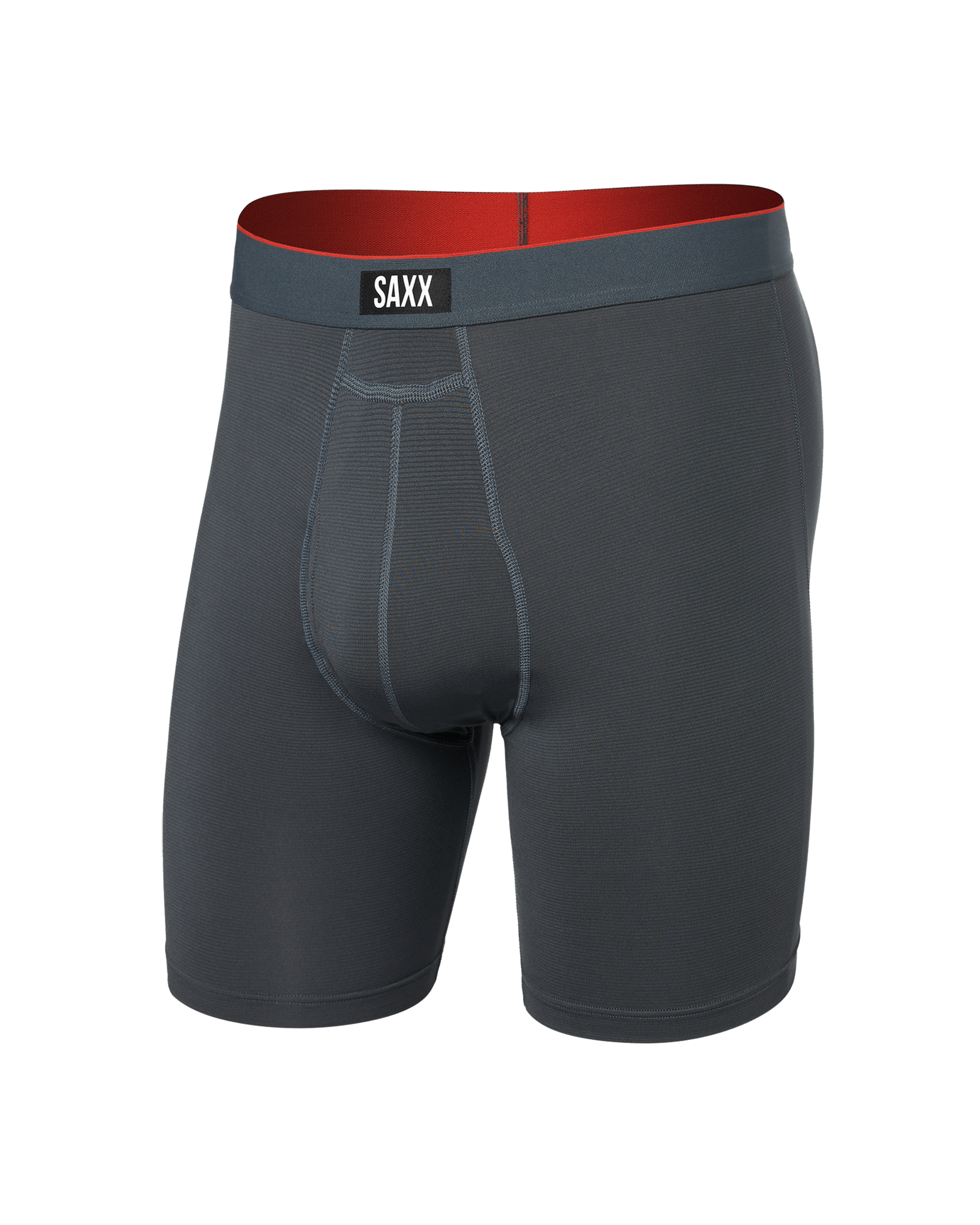 Saxx Multi-Sport Mesh Performance Long Boxer Brief 8" - Turbulence