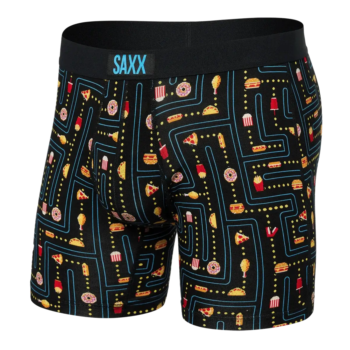 Saxx Vibe Supersoft 1 Pack Boxer Briefs - Junk Man, Black