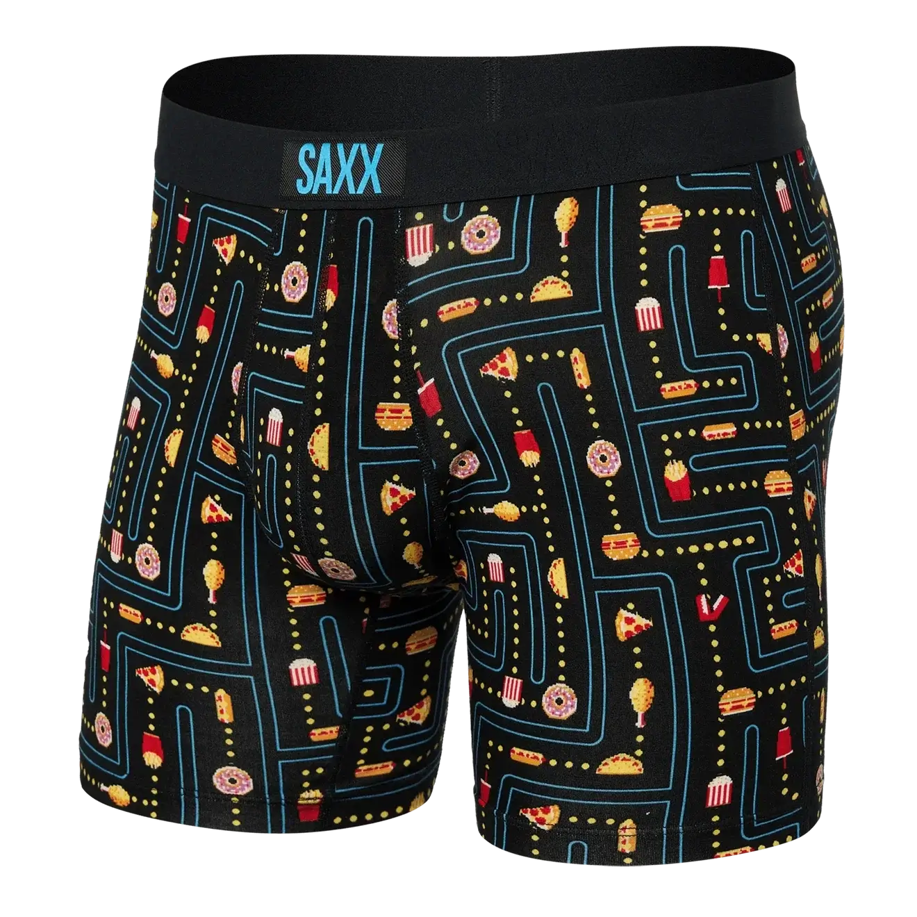 Saxx Vibe Supersoft 1 Pack Boxer Briefs - Junk Man, Black