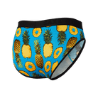 Saxx Ultra Super Soft 1 Pack Briefs - Polka Pineapple Blue