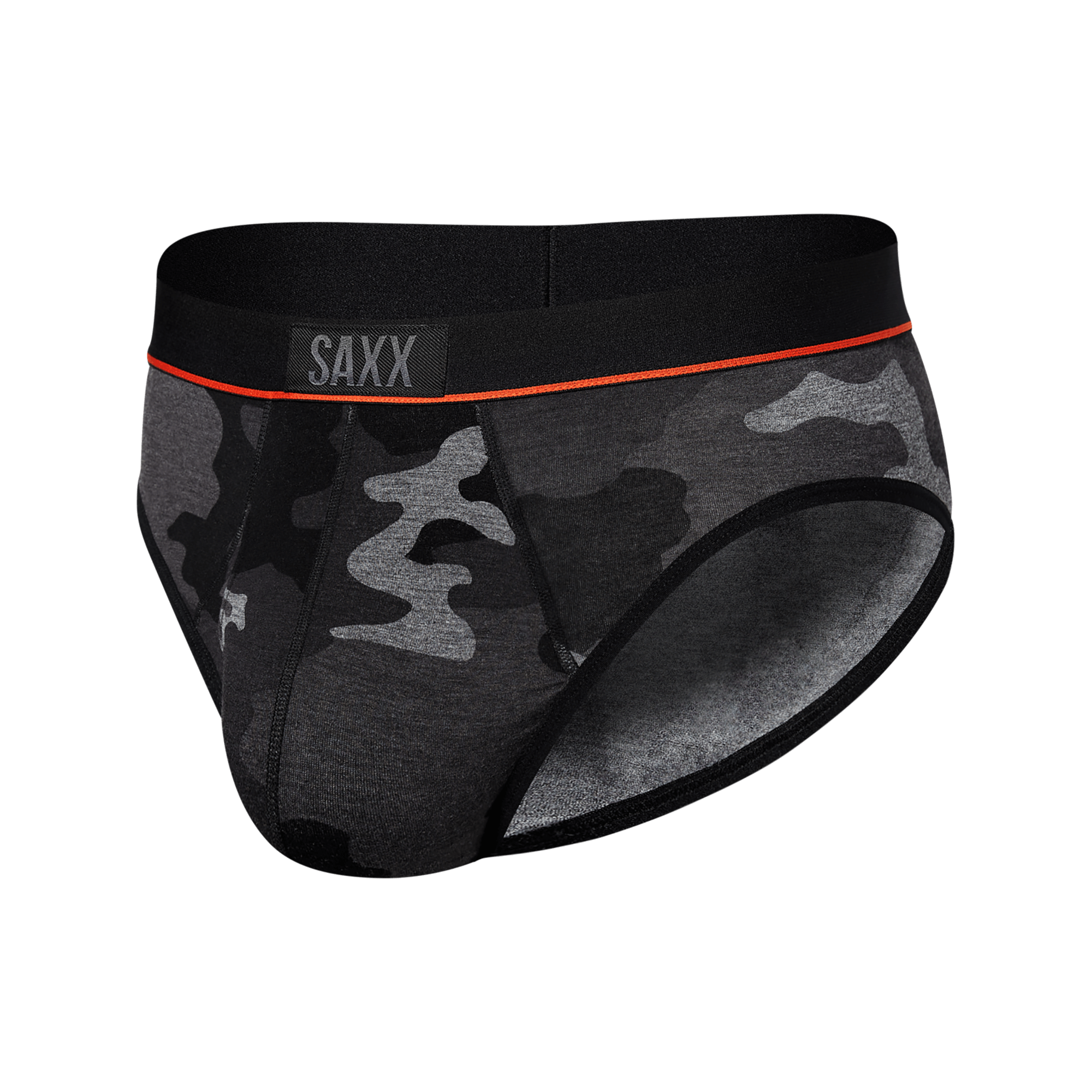 Saxx Underwear Ultra Super Soft 1 Pack Briefs - Supersize Black Camo
