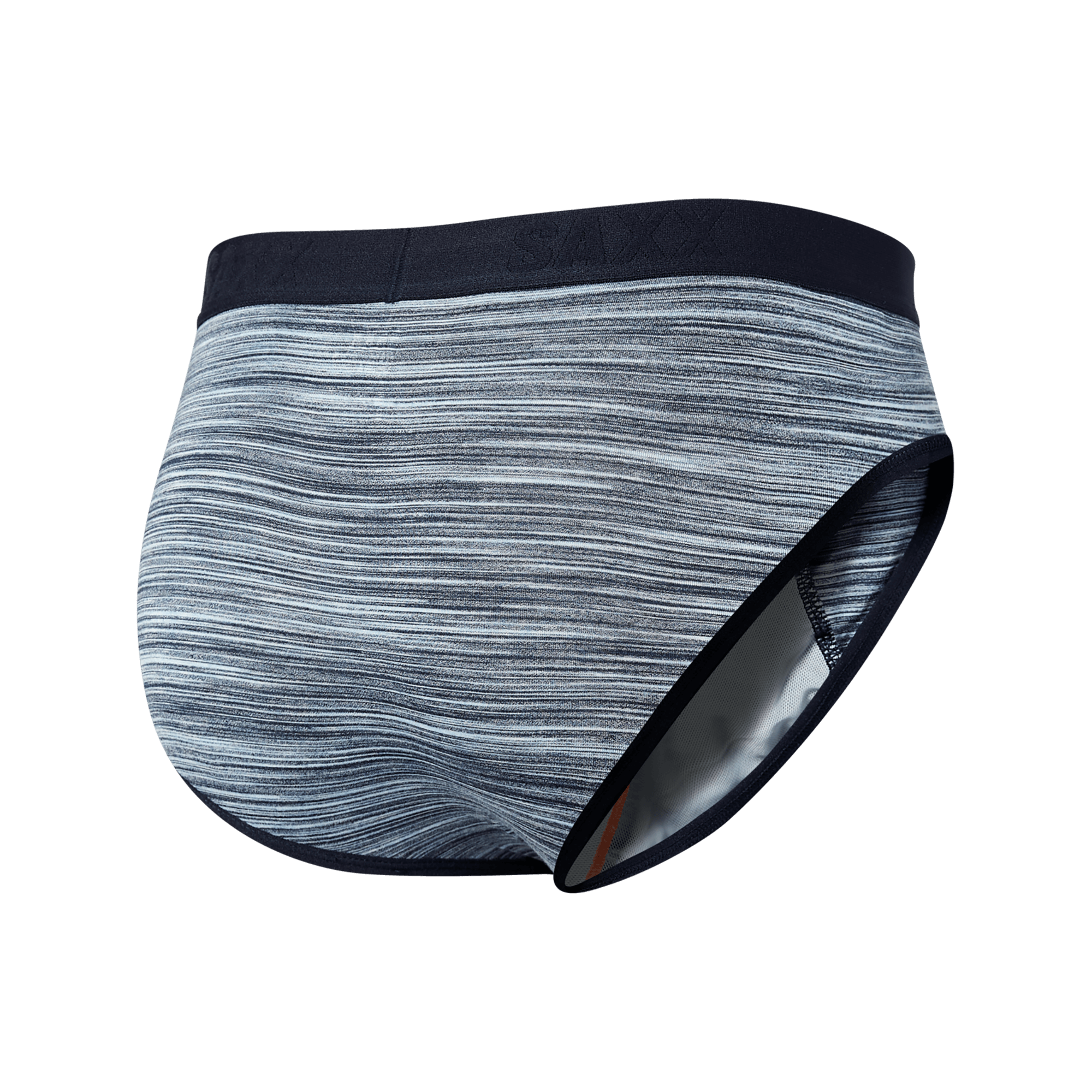 Saxx Ultra Super Soft 1 Pack Briefs - Blue / Spacedye Heather