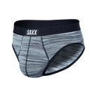 Saxx Ultra Super Soft 1 Pack Briefs - Blue / Spacedye Heather