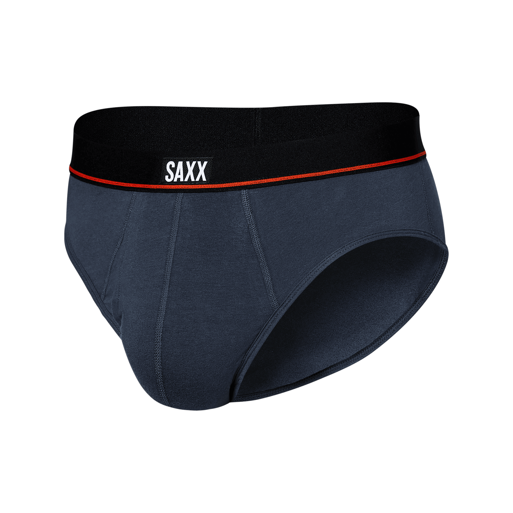 SAXX Non Stop Stretch Cotton Men’s Briefs 3 Pack – Black/Navy/White