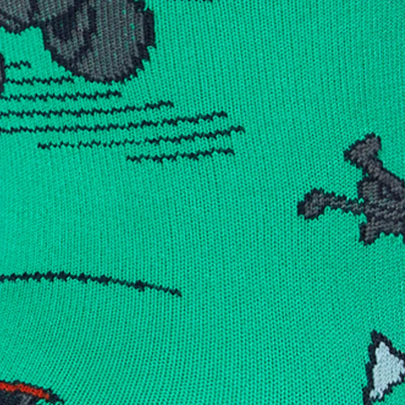 Saxx Whole Pakage 1 Pack Crew Socks - Off Course Carts - Green