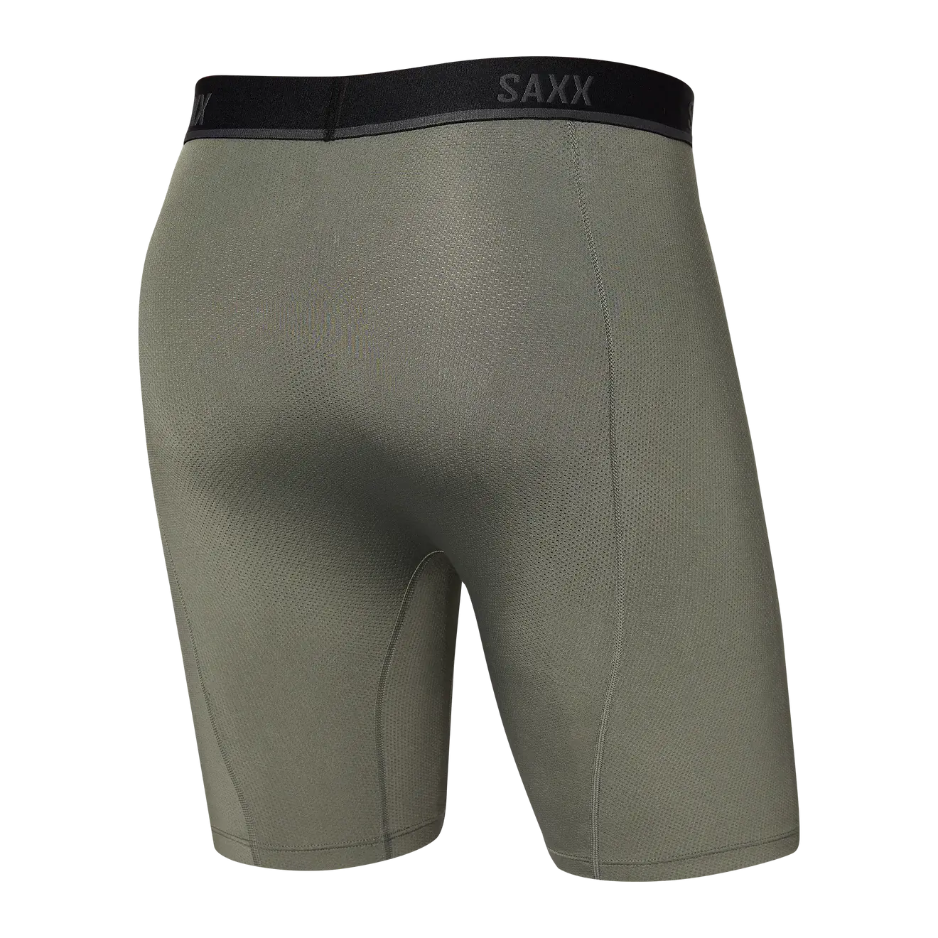 Saxx Underwear Kinetic Light-Compression Mesh Long Leg Boxer Briefs - 8"