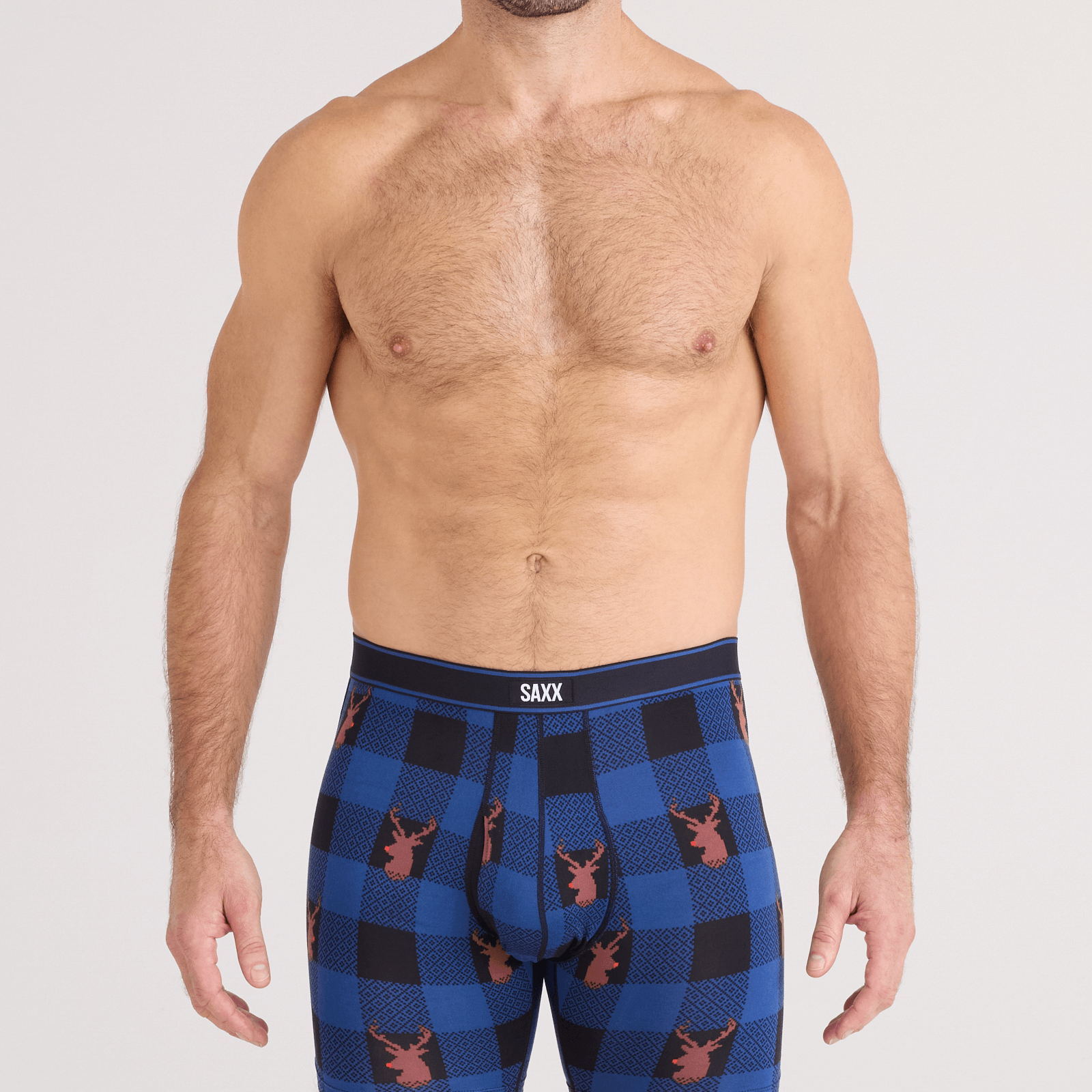 SAXX Daytripper Comfort Stretch 2 Pack Boxer Brief 6" – Nose So Brite / Black