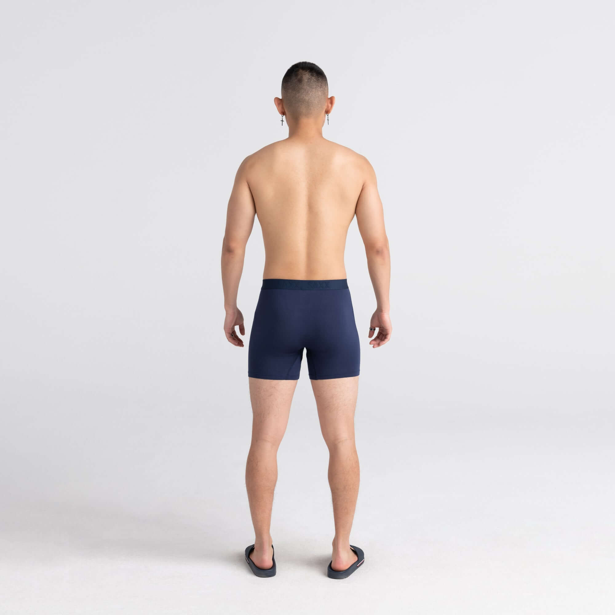 Saxx Ultra Super Soft (2 Pack) Comfort Blend Boxer Brief 5" - Black/Navy