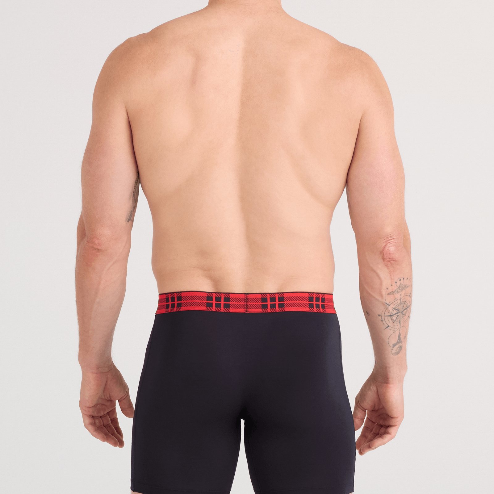 Saxx Vibe Xtra 3 Pack Soft Comfort Boxer Brief 6" – Sweet Stripe / Check WB / Black