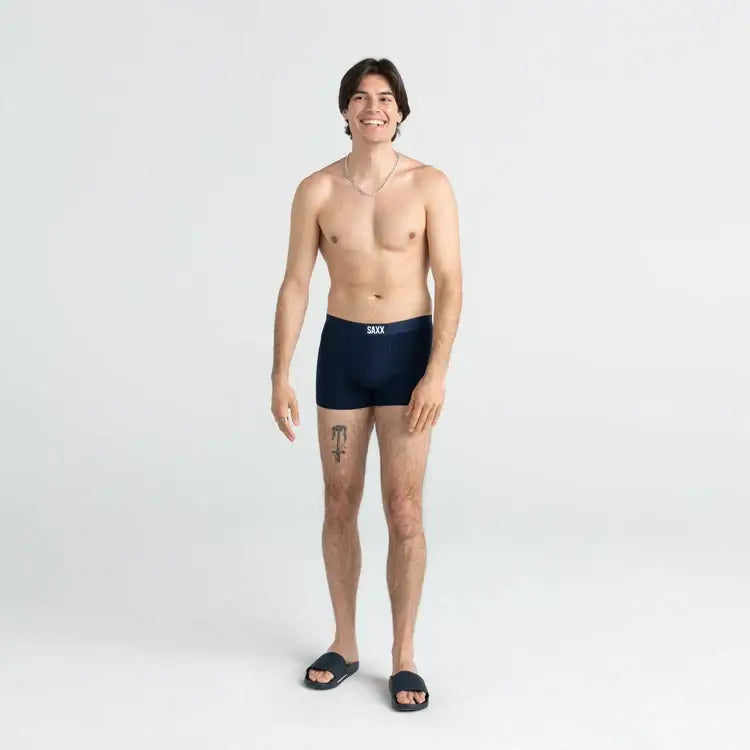 Saxx Vibe Super Soft Comfort Blend Trunk 3-Pack – Black / Grey / Navy