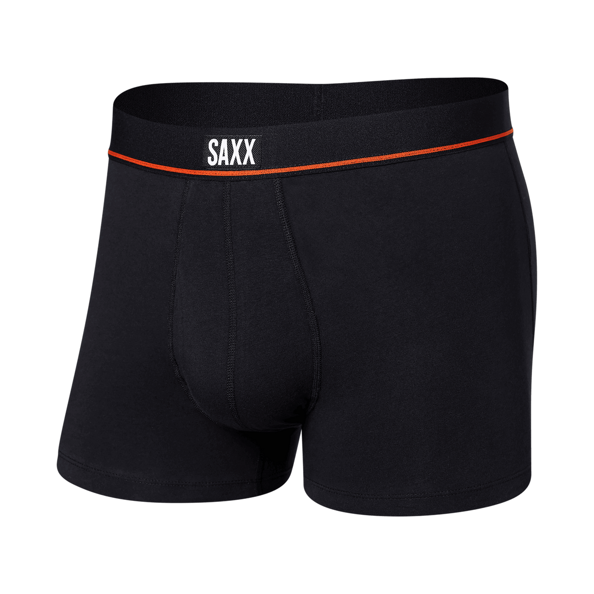 Saxx Underwear Non Stop Stretch Cotton 1 Pack Trunks Black Trunks