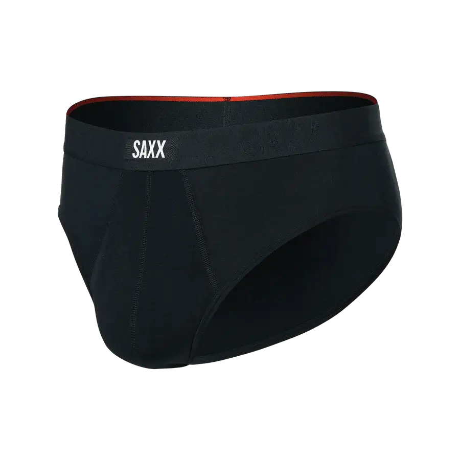 SAXX Vibe Xtra Brief – Soft Comfort with BallPark Pouch® & Fly - Black