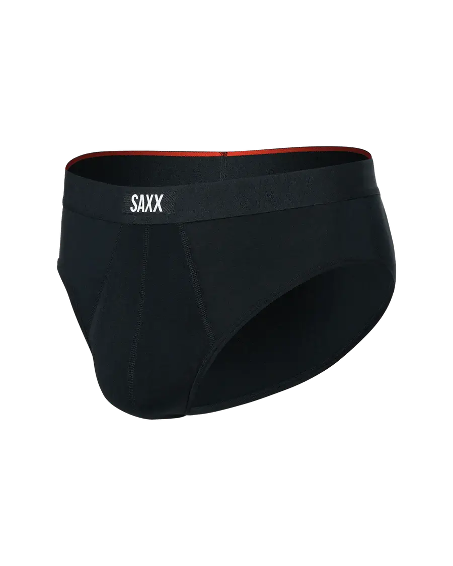 SAXX Vibe Xtra Brief – Soft Comfort with BallPark Pouch® & Fly - Black