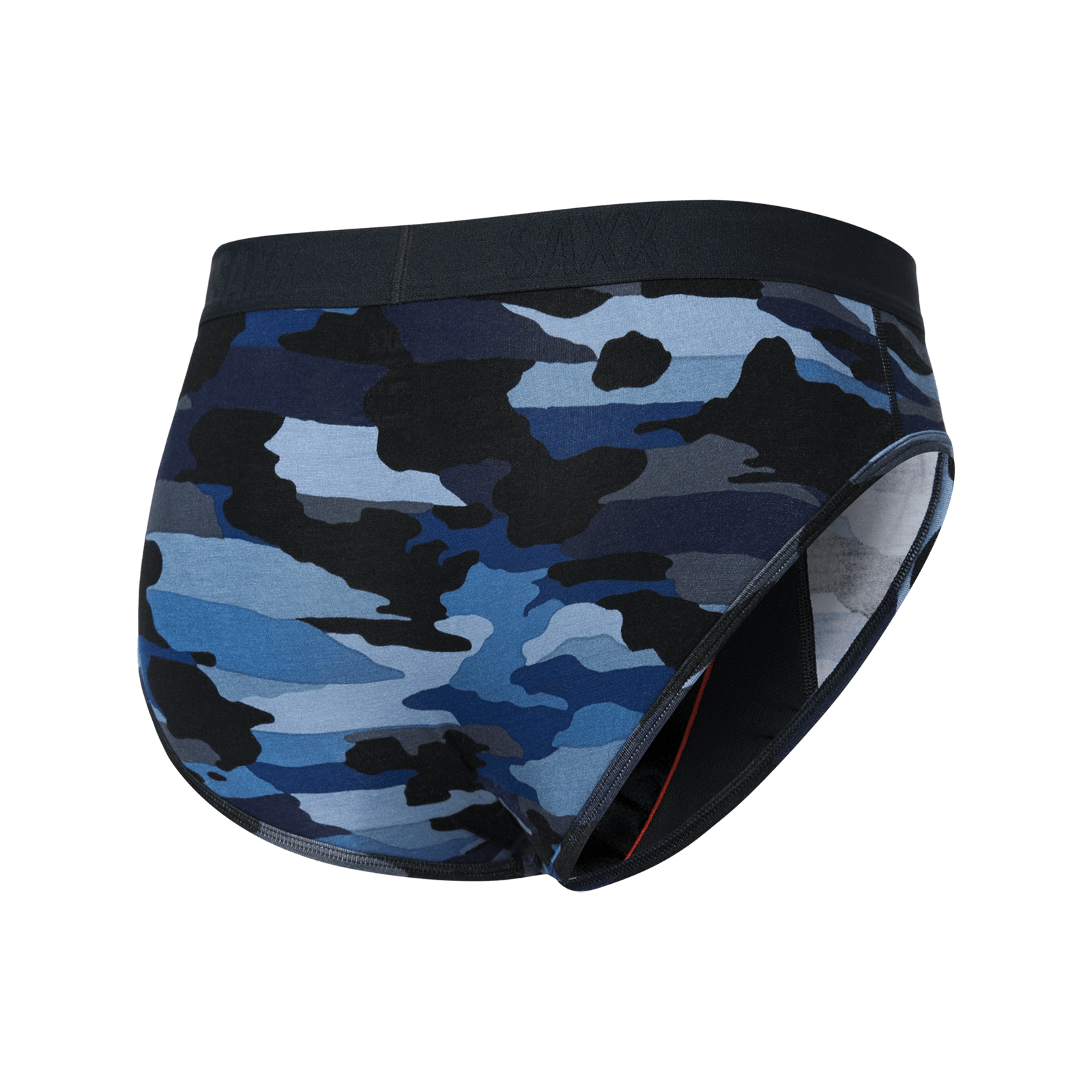 Saxx Underwear Vibe Xtra 1 Pack Briefs - Cloudbank Camo-Navy