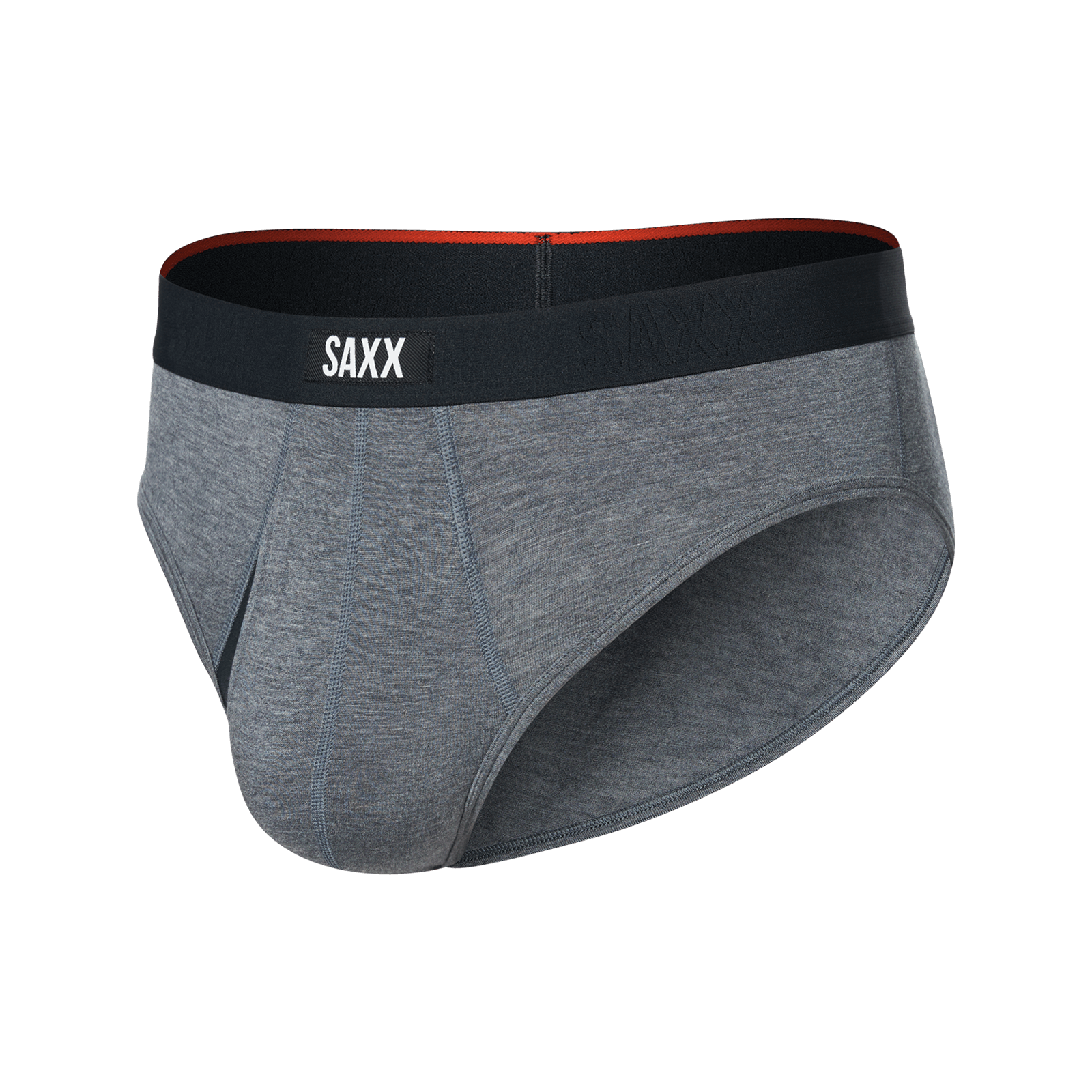 Saxx Underwear Vibe Xtra 1 Pack Soft Comfort Brief - Dark Grey Heather