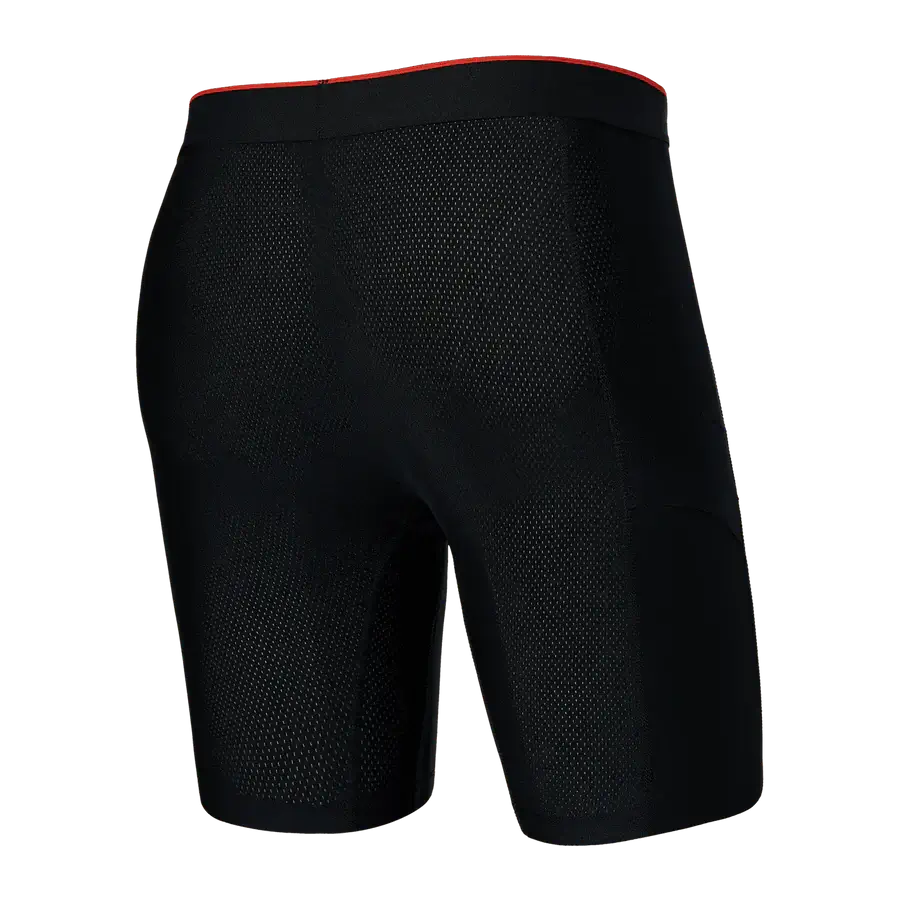 Saxx Underwear Training Short Light-Compression Mesh Long Boxer Brief 7"
