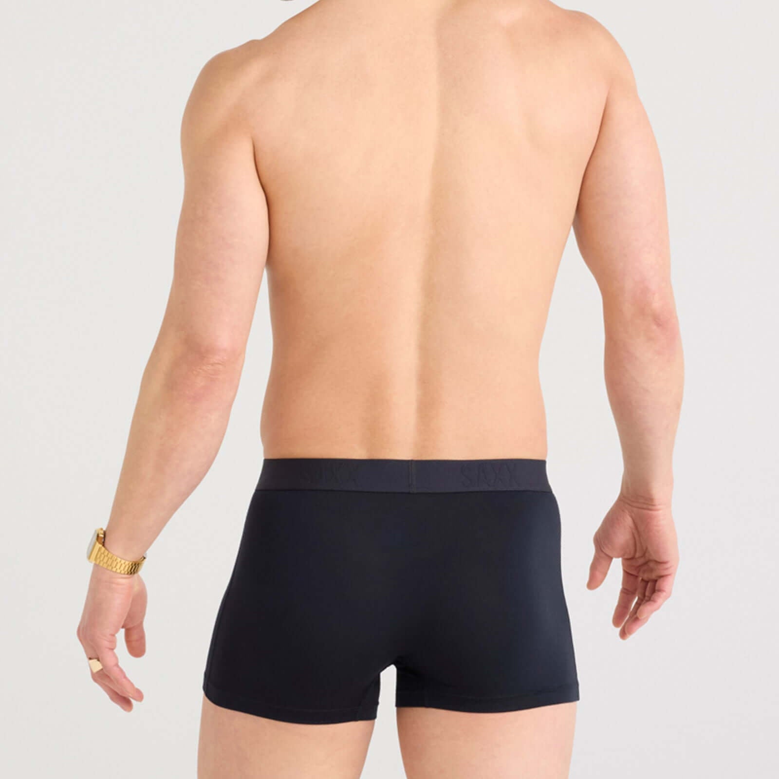 Saxx Underwear Vibe Xtra 2-Pack Soft Comfort Trunks 3" - Black