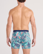 Saxx Underwear Vibe Xtra Soft Comfort Boxer Brief 6" - Island Tropics, Seascape