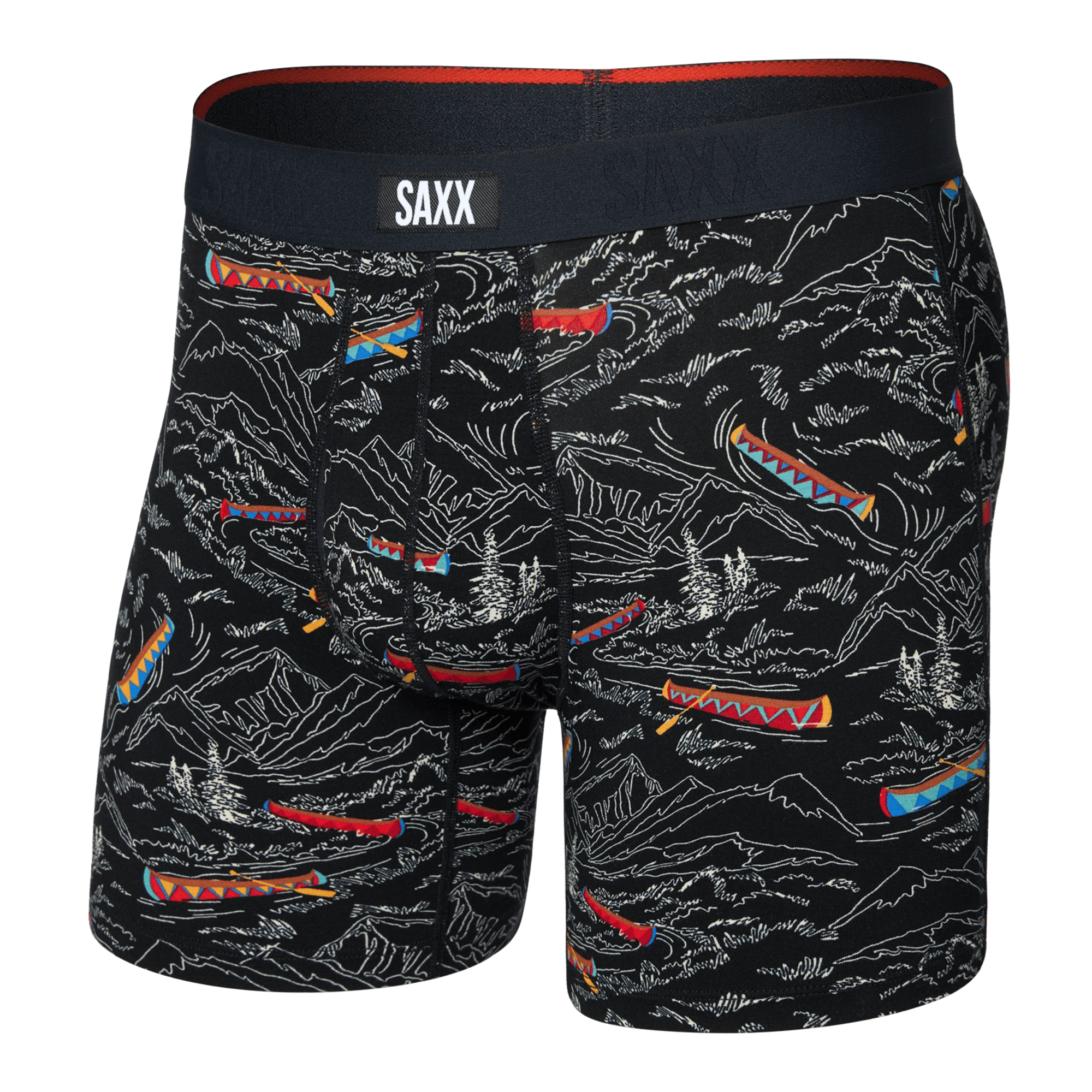 Saxx Vibe Xtra Soft Comfort Boxer Brief 6" – Rivers Bend-Black