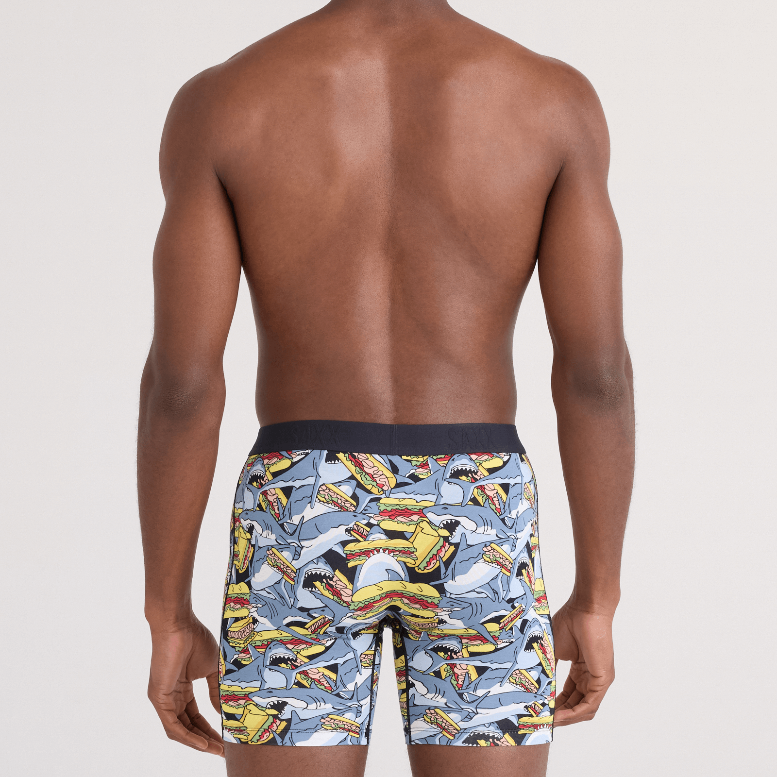 Saxx Vibe Xtra Soft Comfort Boxer Brief 6" – Shark Sub-Grey